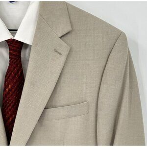 RALPH RALPH LAUREN jacket blazer sport coat tan beige 42L